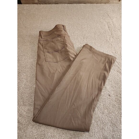 MEN’S PRANA SLIM FIT LOGO PANTS SIZE 33x31 LIGHT WEIGHT PACKABLE HICKING STRETCH - Picture 2 of 14